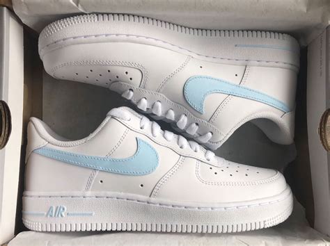 nike force 1 dames blauw